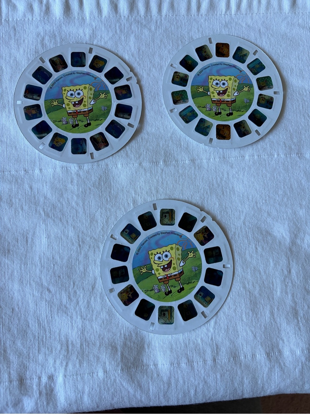 SpongeBob vintage View-Master Reels.